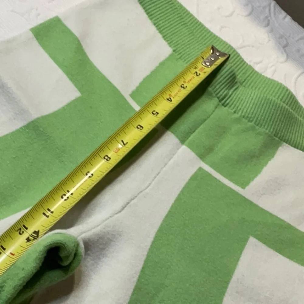 Princess Polly Light Green Knit Wide leg Pants. Small/Medium. Stretch Durable.